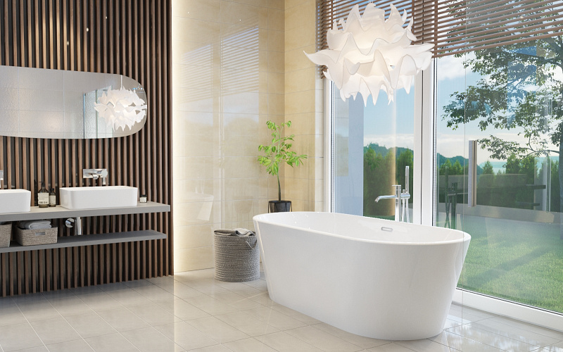 OCEANO Akril szabadonálló fürdőkád 170x80cm